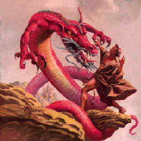 Red Dragon confronting
Seth Able