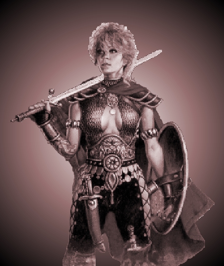 Kiteria as a young Lady warrior.